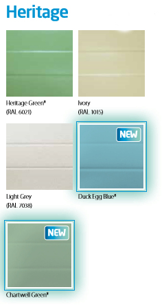 SWS roller door manual colours